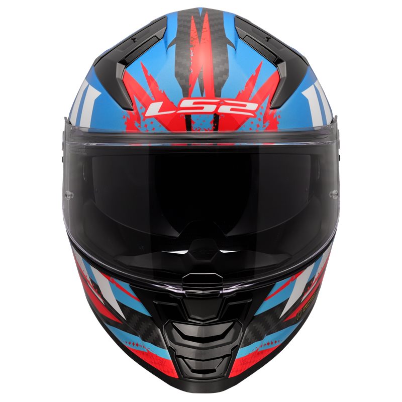 Hjälm Ls2 Ff811 Vector Ii Carbon Tantic Röd/Blå