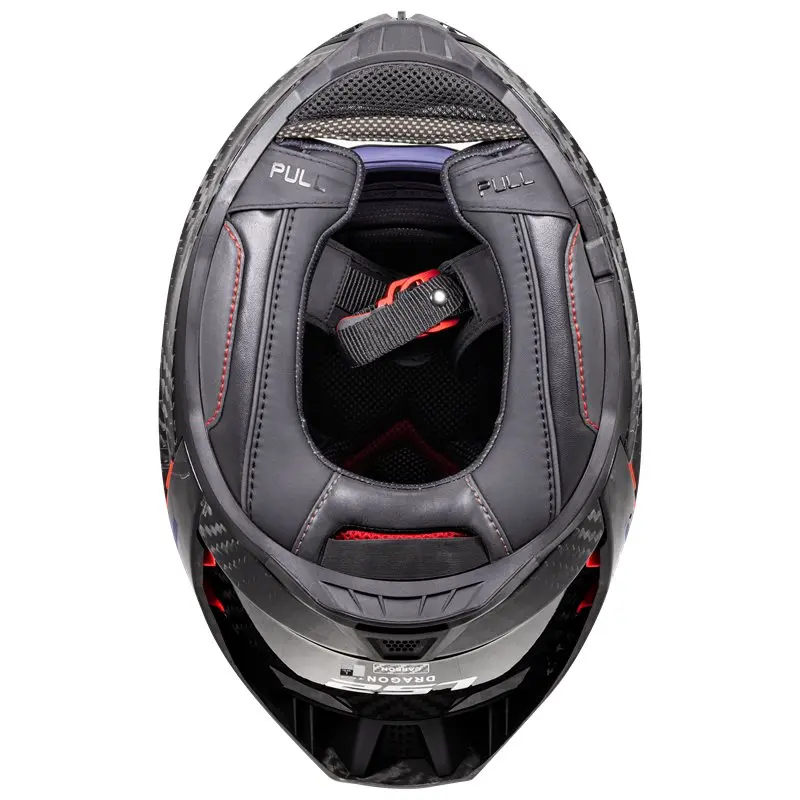 Hjälm Ls2 Ff807 Dragon Carbon Mattsvart