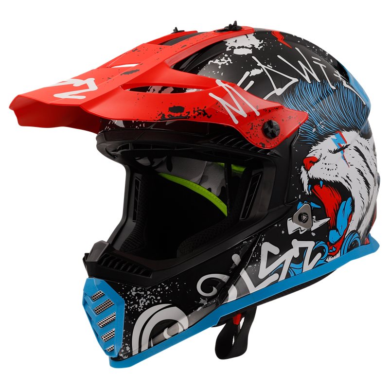 Hjälm Ls2 Mx437 Fast Ii Mini Starmaw Svart