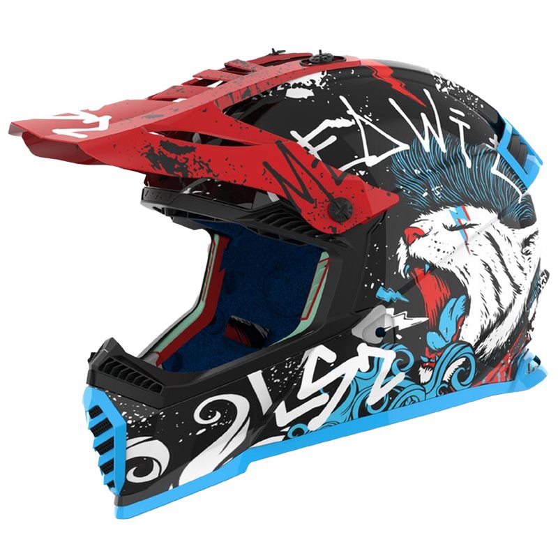 Hjälm Ls2 Mx437 Fast Ii Mini Starmaw Svart