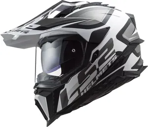 Hjälm Ls2 Mx701 Explorer Alter Matt Svart/Vit