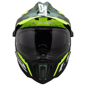 Hjälm Ls2 Mx701 Explorer Srire Grön/Gul