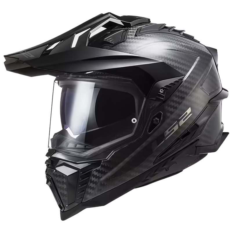 Hjälm Ls2 Mx701 Explorer Carbon Svart
