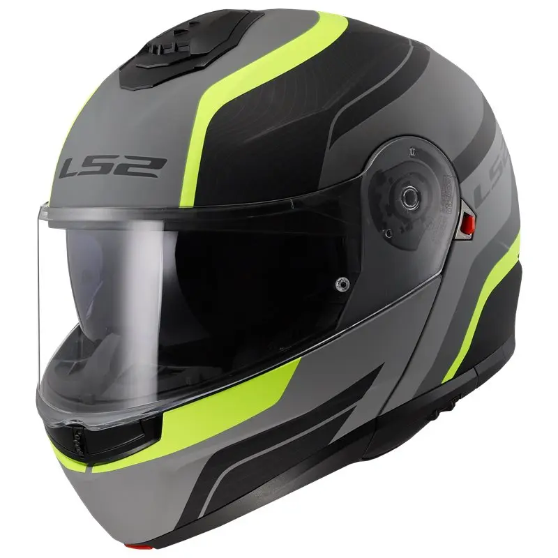 Hjälm Ls2 Ff908 Strobe Ii Monza Matt Svart/Gul
