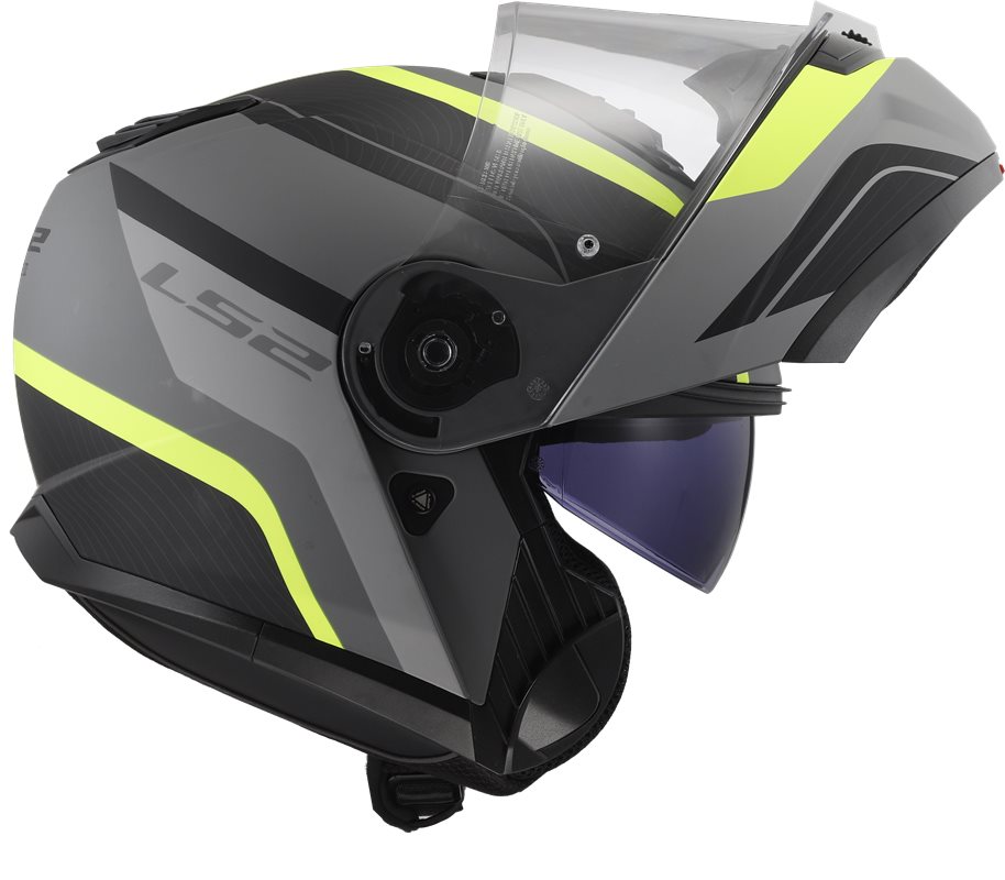 Hjälm Ls2 Ff908 Strobe Ii Monza Matt Svart/Gul