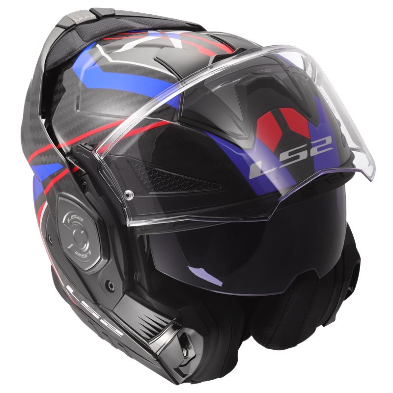 Hjälm Ls2 Ff901 Advant X Carbon Future Vit/Blå