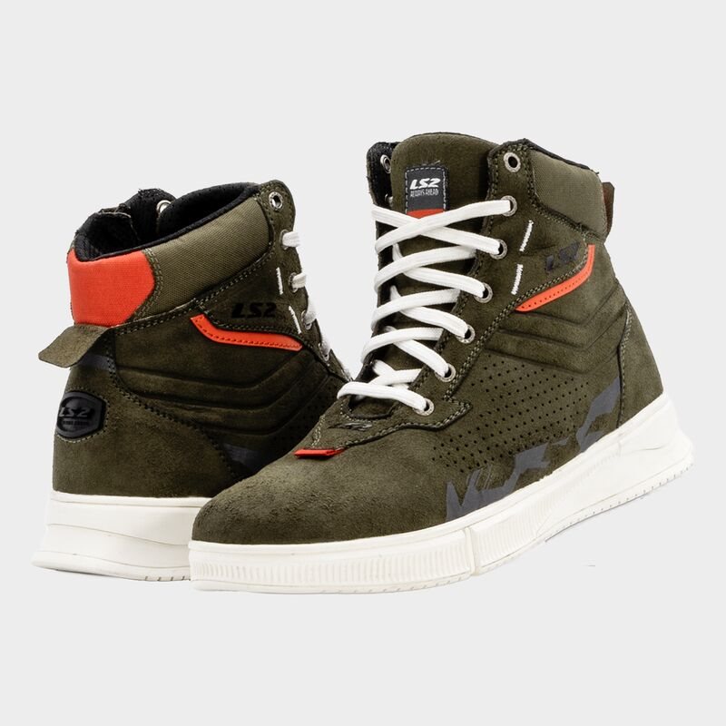 Sko Ls2 Chrome Grön