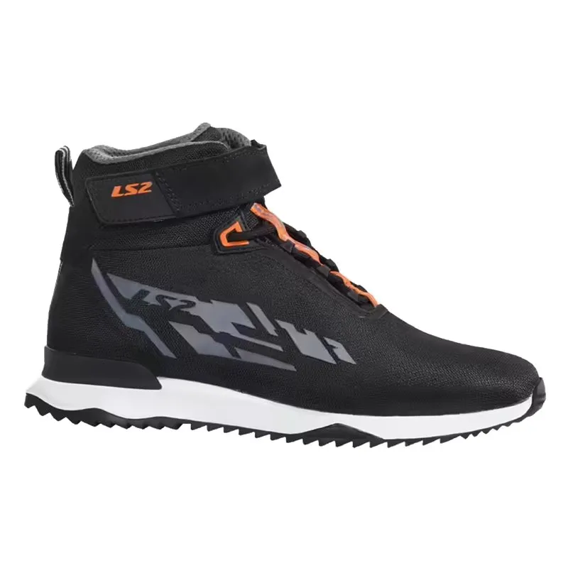 Sko Ls2 Acrux Herr Svart/Orange
