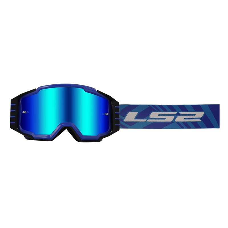Goggle Ls2 Charger Pro Iridium Lins Blå