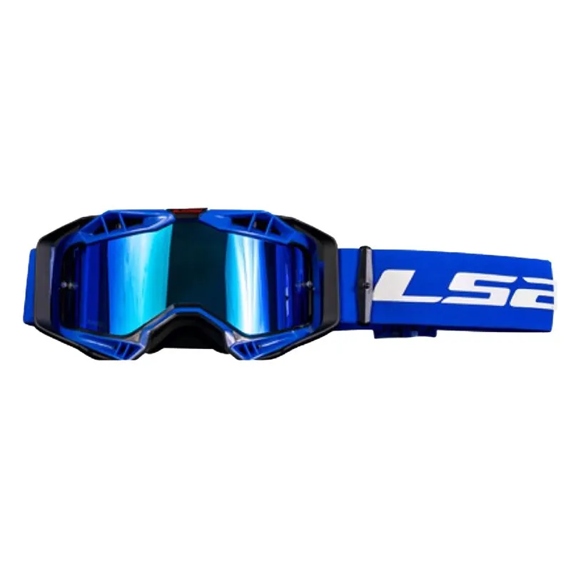 Goggle Ls2 Aura Pro Iridium Lins Blå