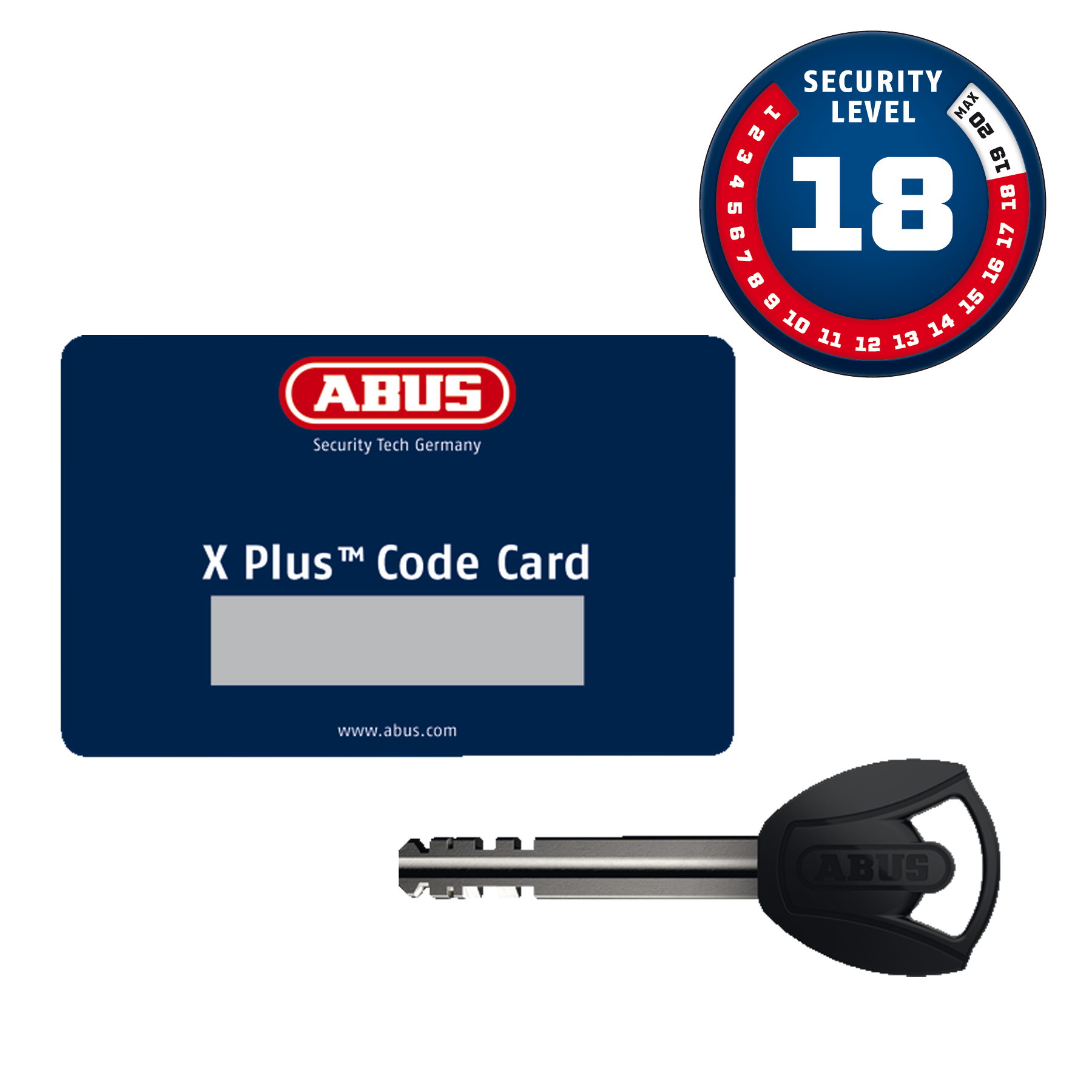 ABUS Skivbromslås Granit Detecto XPlus 8077 2.0 yellow
