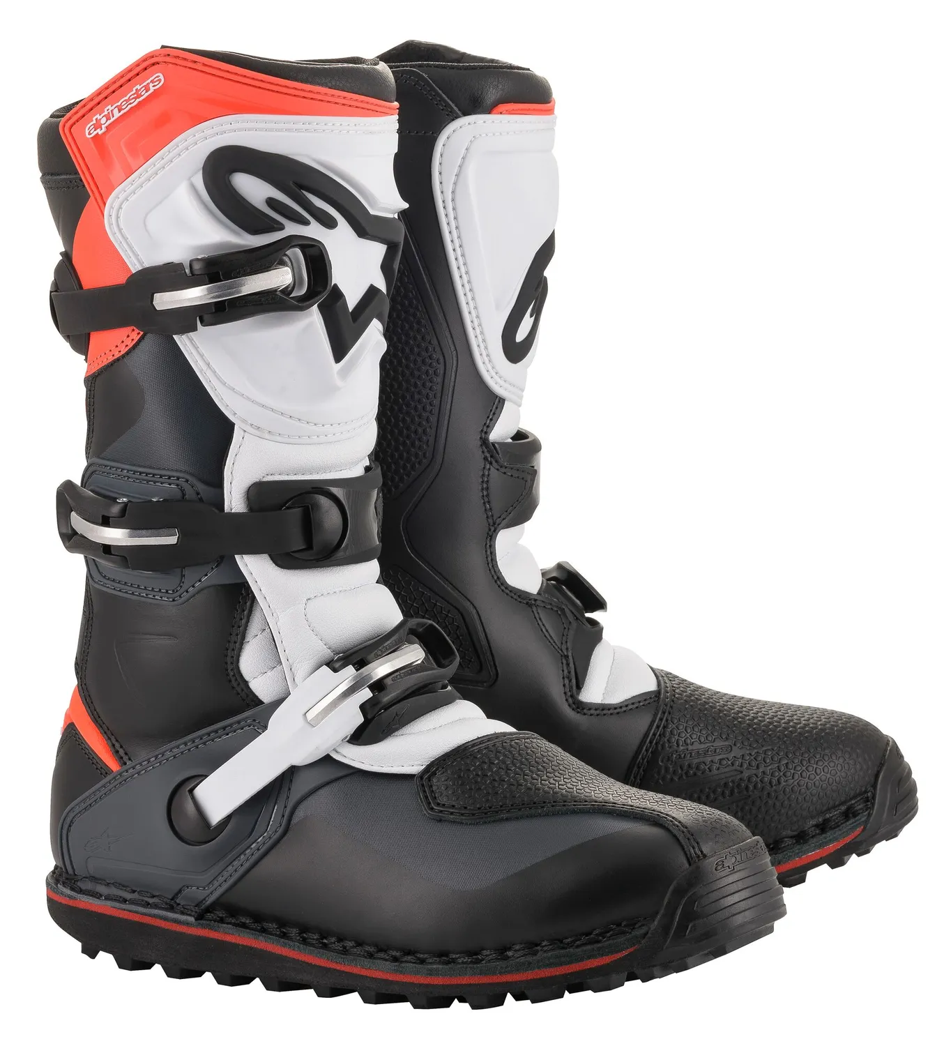 *Alpinestars Stövel Tech T Svart/Grå/Röd Fluo