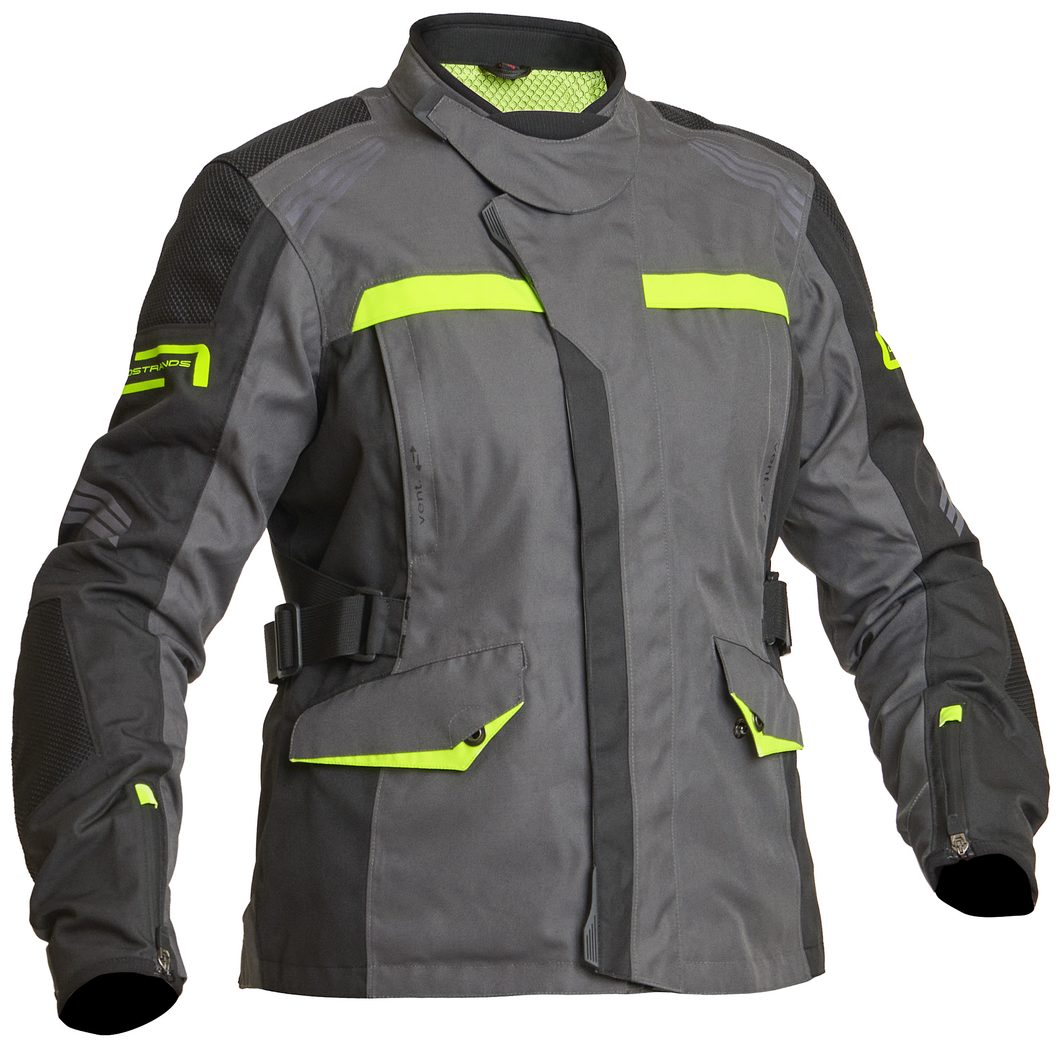 Lindstrands Granberg Dam Grå/Gul