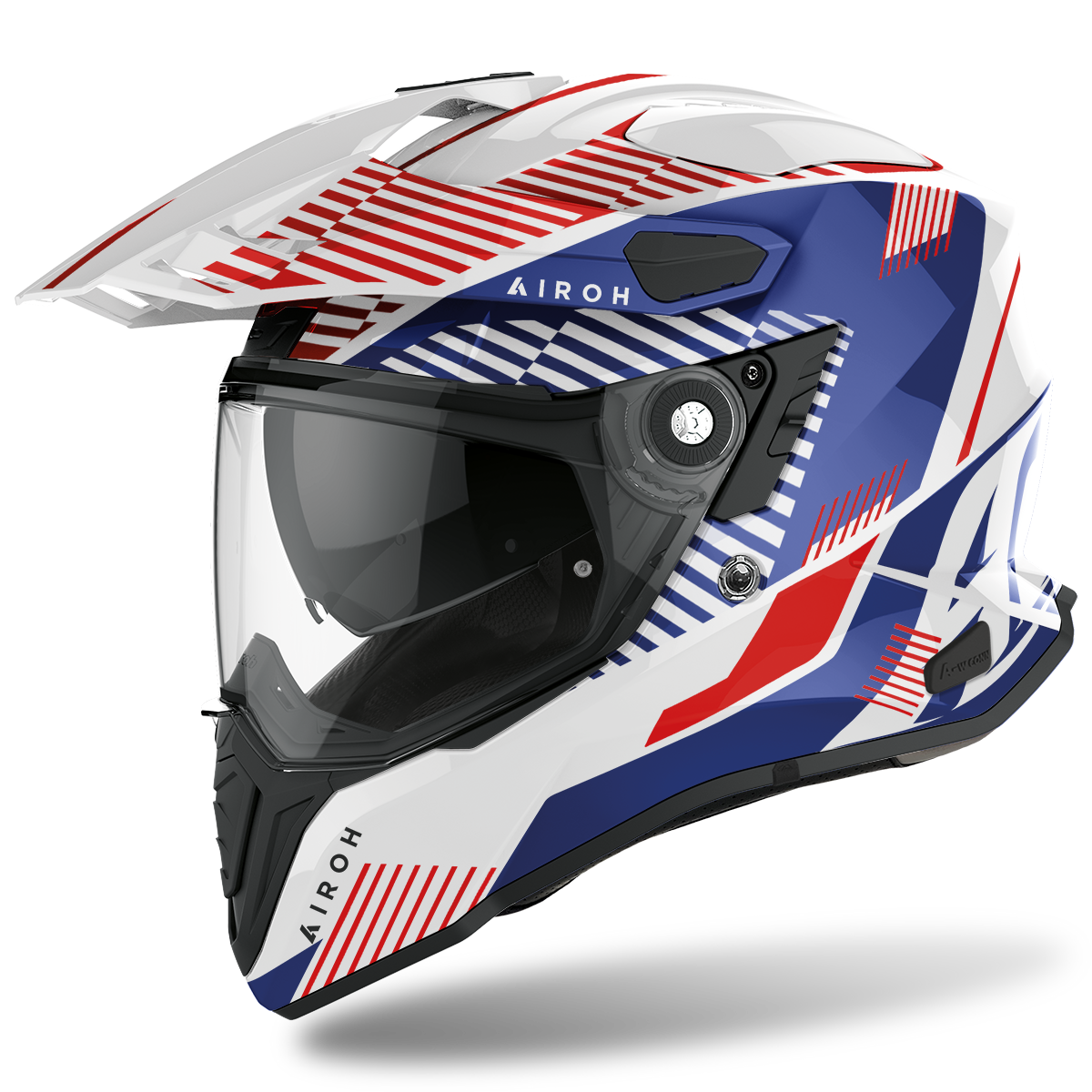 Airoh Commander Boost vit/blå glansig