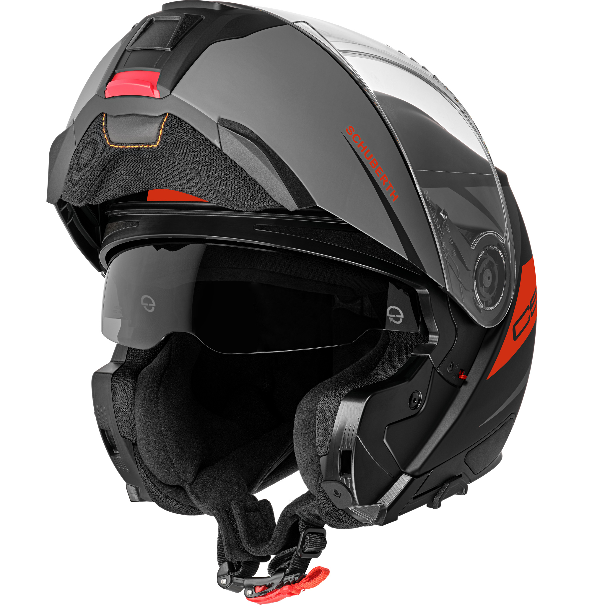 Schuberth Hjälm C5 Eclipse Antrasit Röd