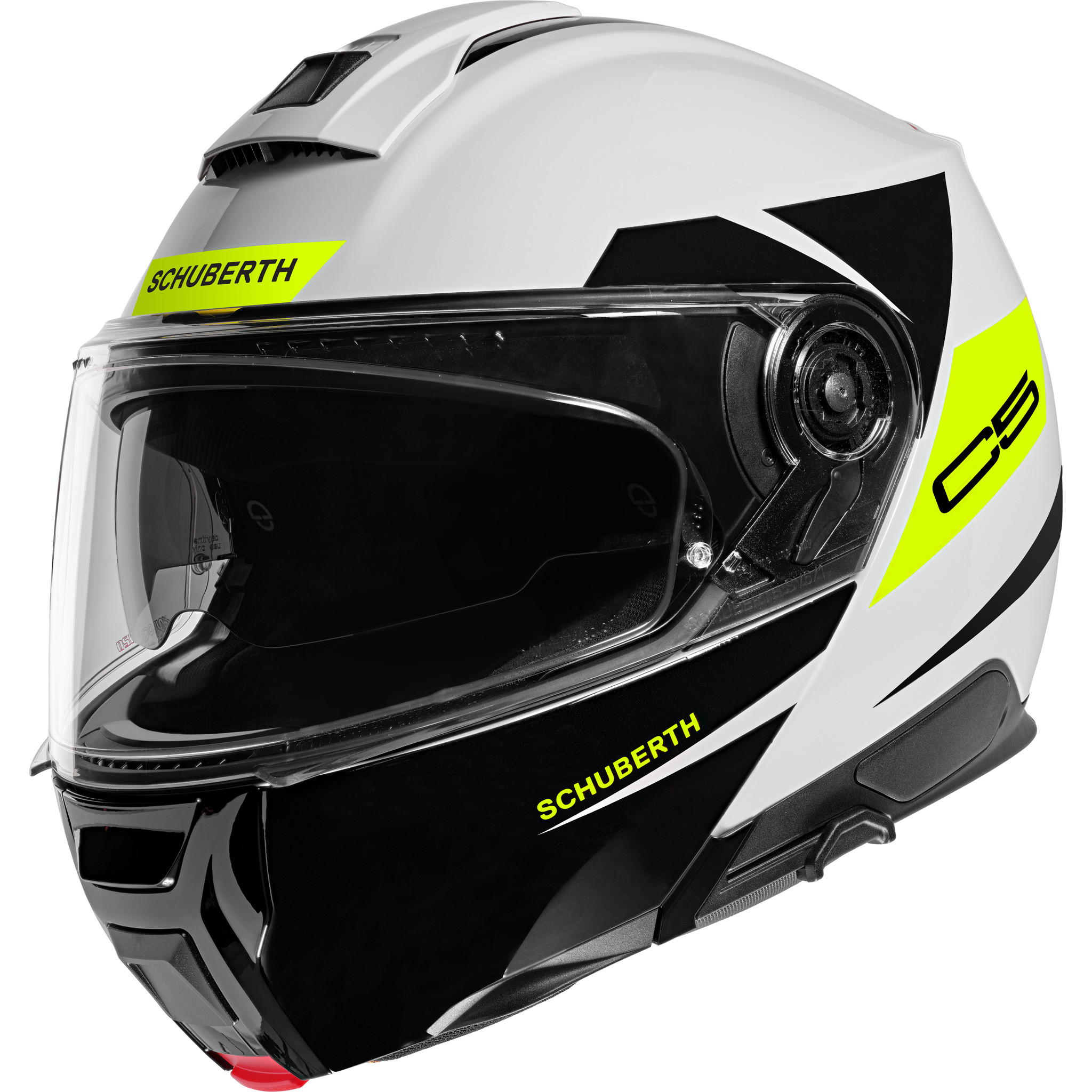 Schuberth Hjälm C5 Eclipse Gul/Vit