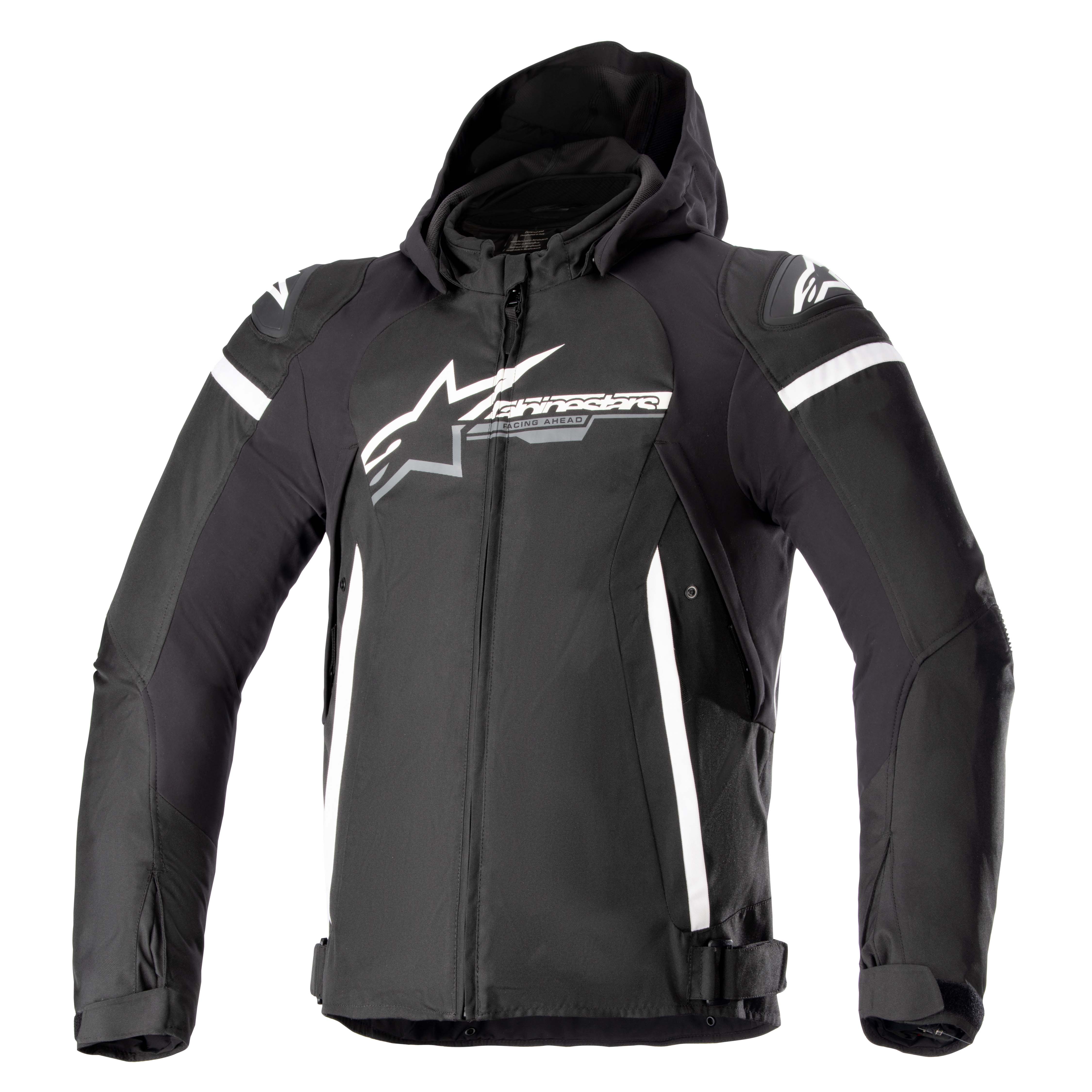 Alpinestars Textiljacka Zaca Vattentät Svart/Vit