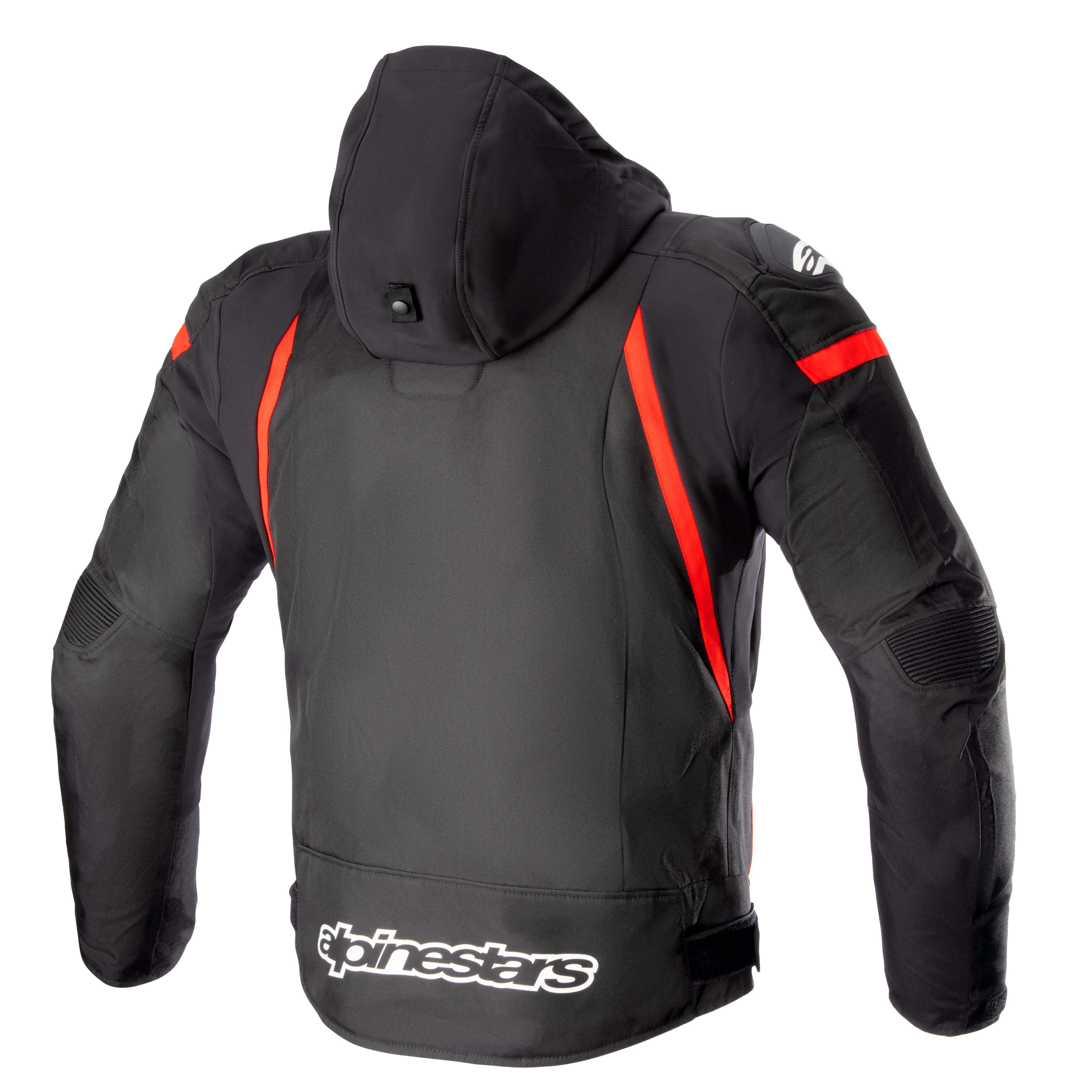 Alpinestars Textiljacka Zaca Vattentät Svart/Röd/Vit 