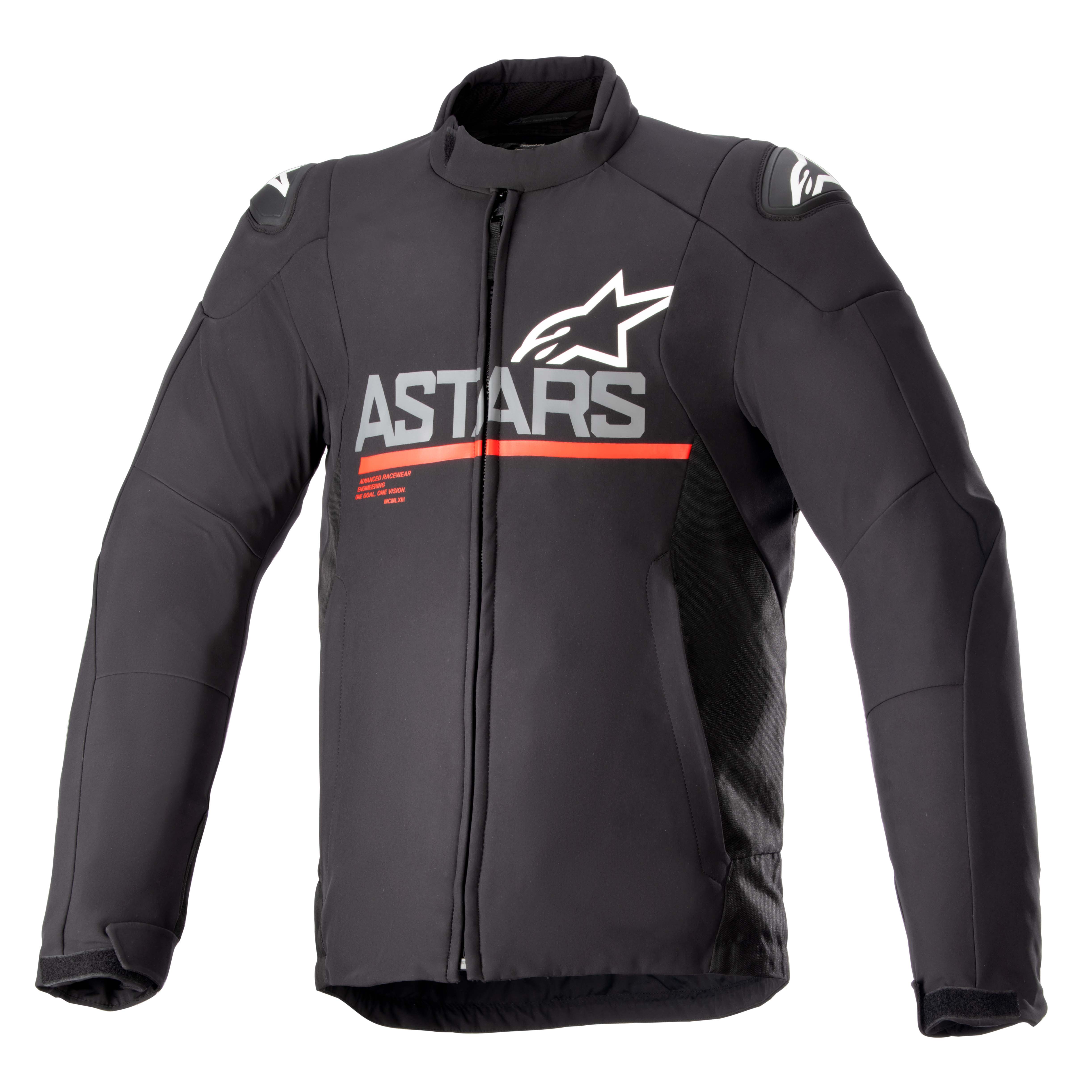 Alpinestars Textiljacka SMX Vattentät Svart/Röd 