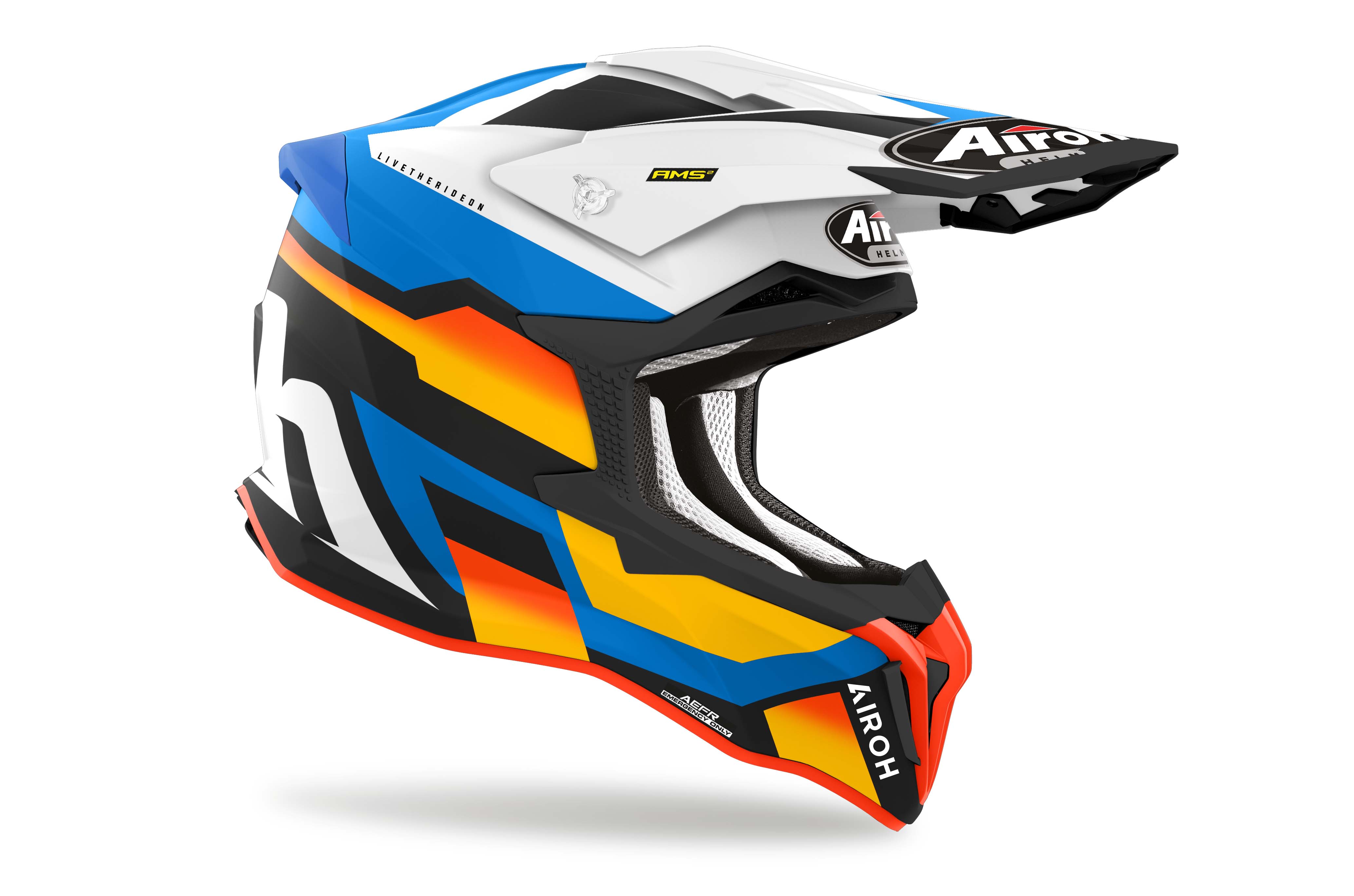 Airoh Hjälm Strycker Glam Blå Matt