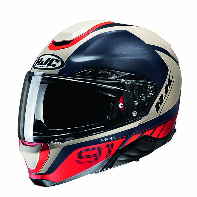 HJC RPHA 91 Rafino Vit/Blå/Röd