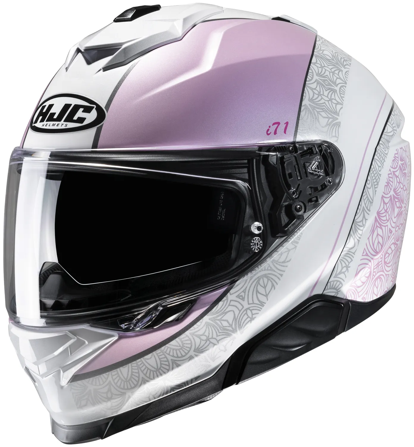 HJC Hjälm i71 Sera Vit/Rosa MC8 