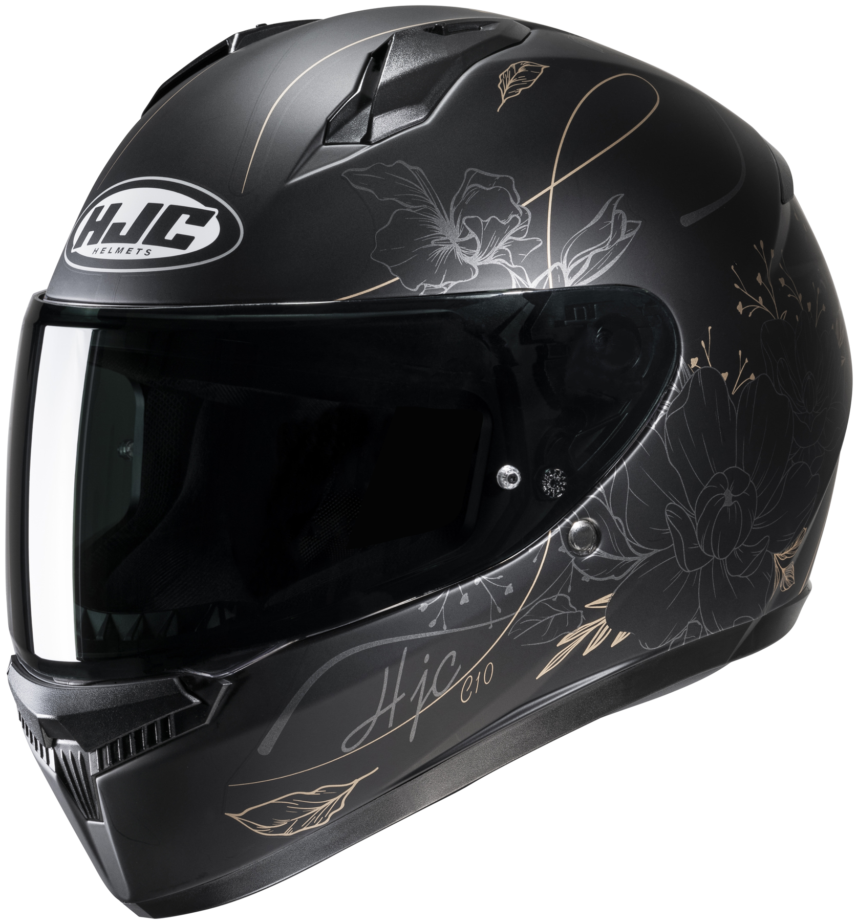 HJC Hjälm C10 Epik Svart/Guld MC9SF 