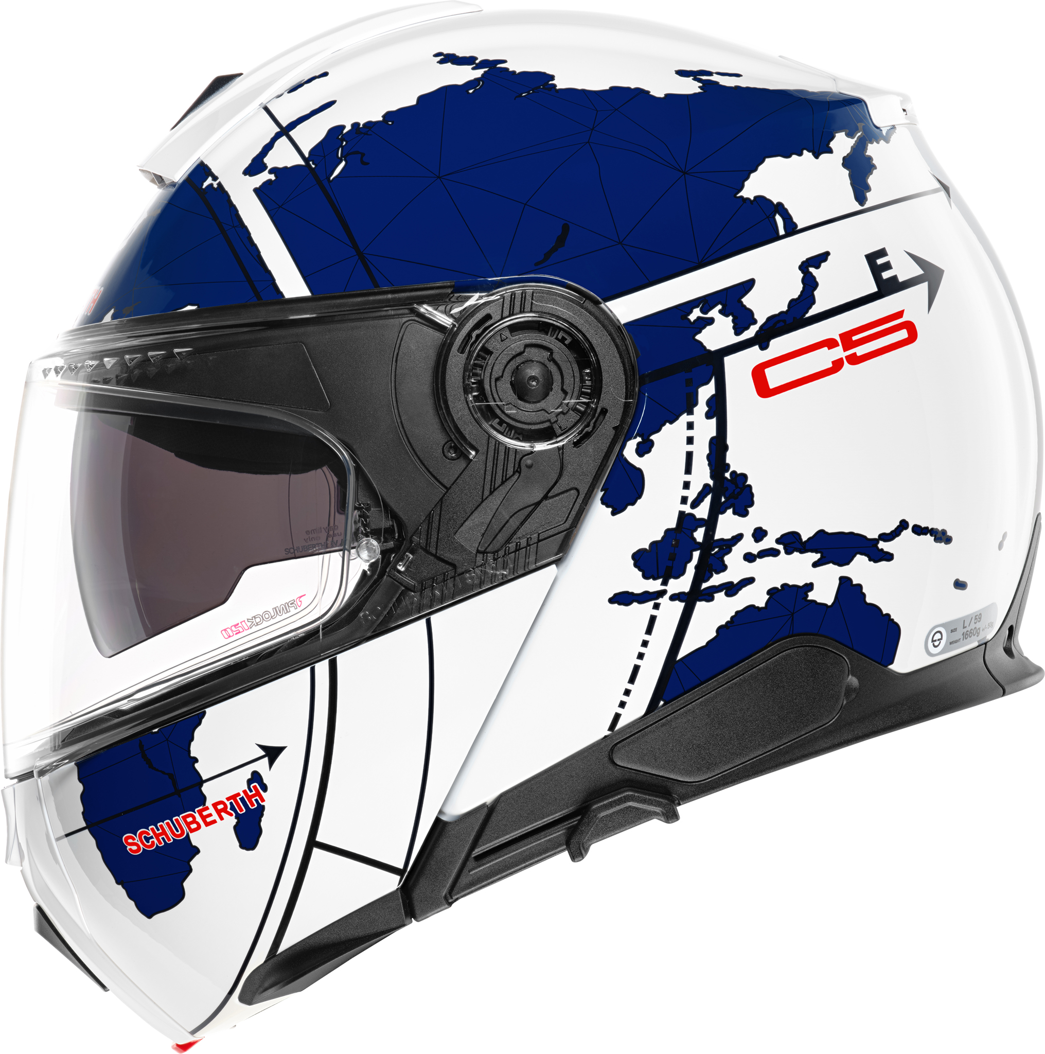 Schuberth Hjälm C5 Globe Blå