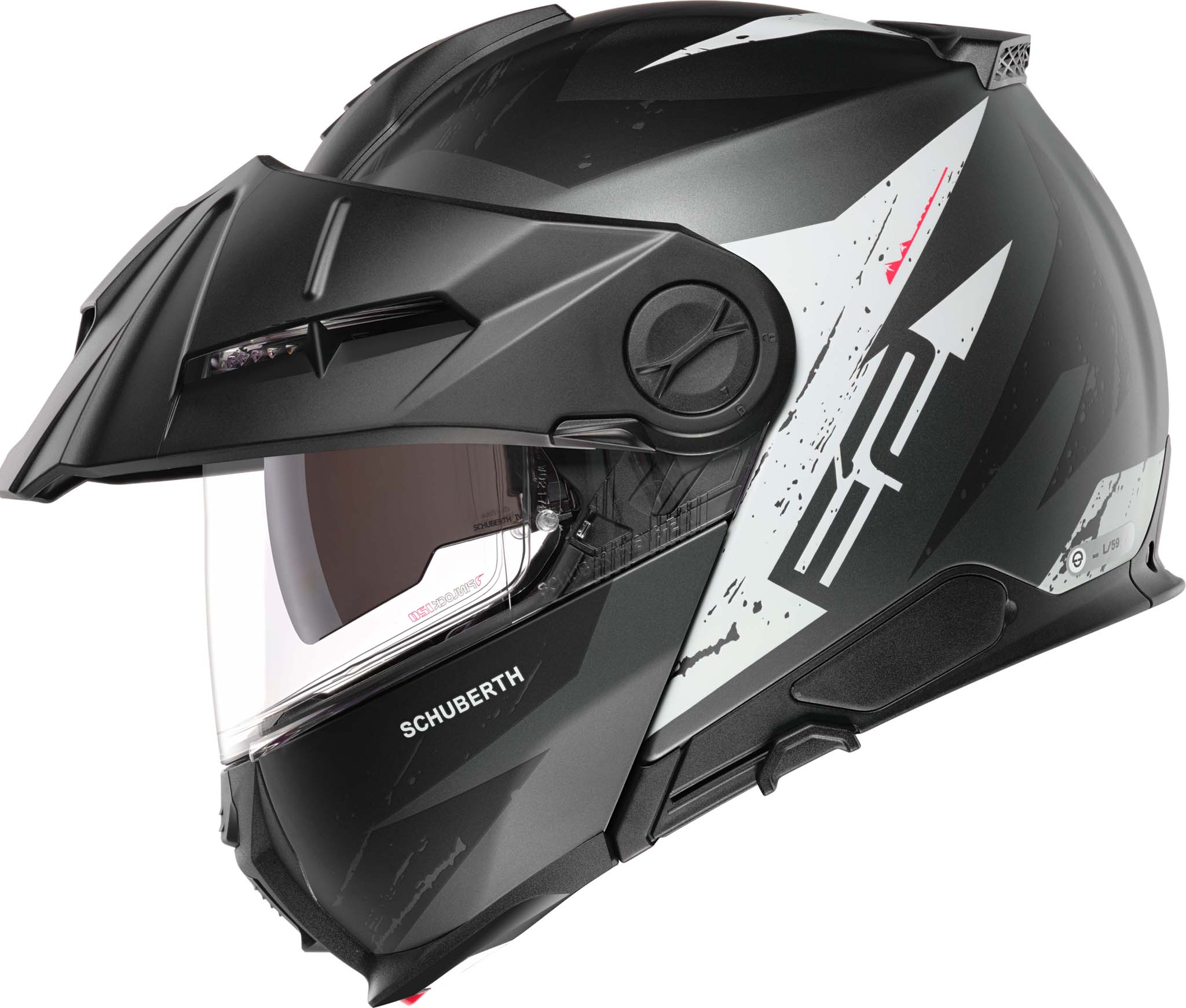 Schuberth Hjälm E2 Explorer Matt Antrasit