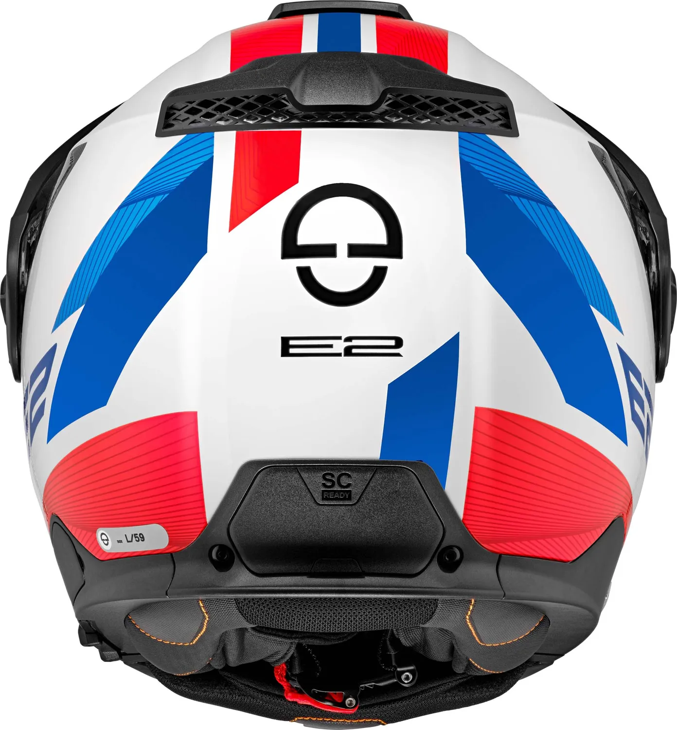Schuberth Hjälm E2 Defender Vit/Blå