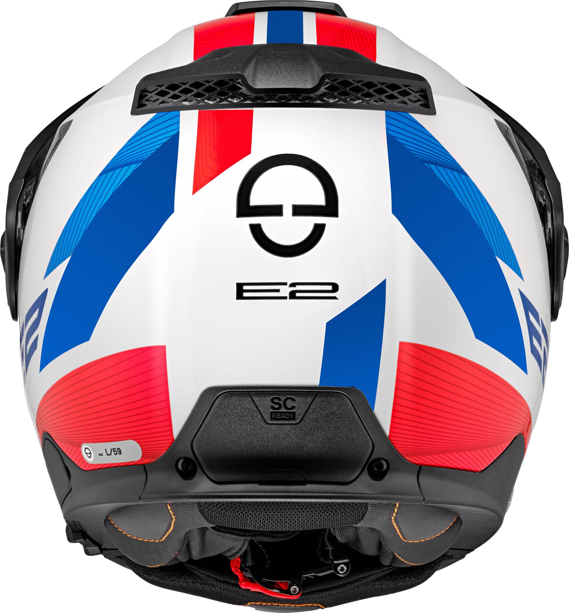 Schuberth Hjälm E2 Defender Vit/Blå