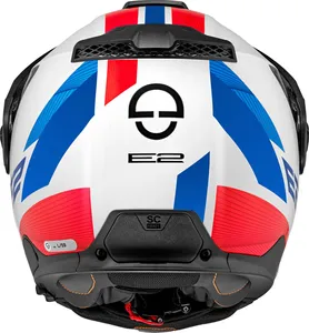 Schuberth Hjälm E2 Defender Vit/Blå