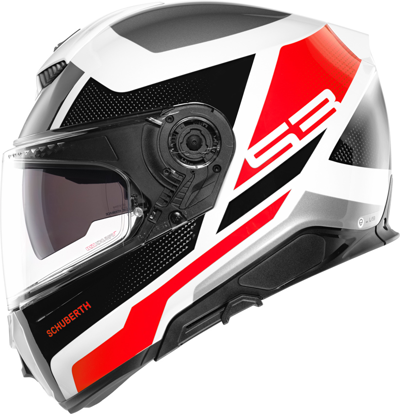 Schuberth Hjälm S3 Daytona Röd/Vit