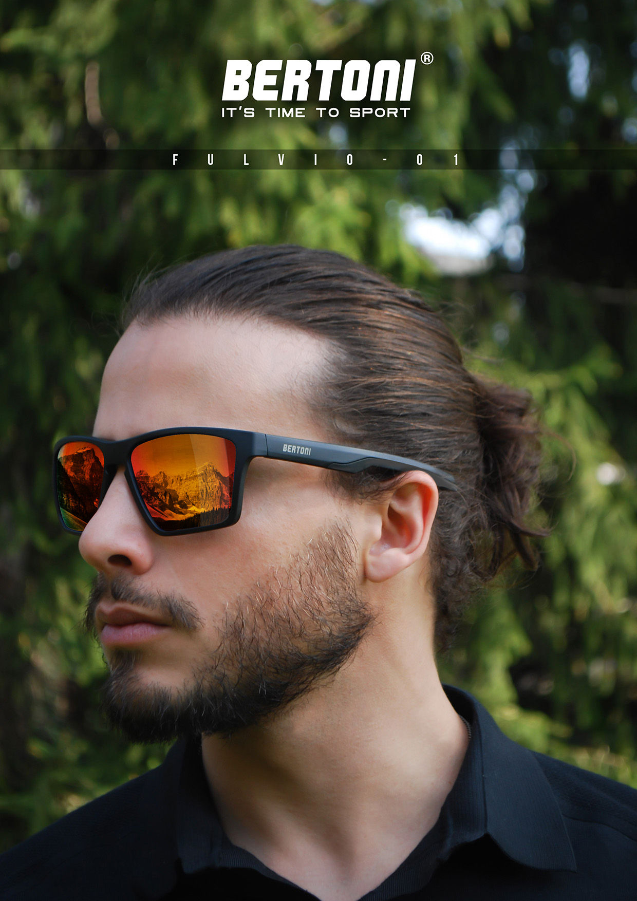 Bertoni Eyewear FULVIO 01 black/orange