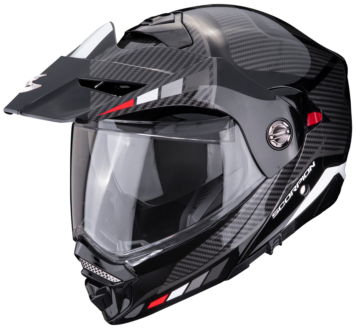 SCORPION Hjälm ADX-2 Camino svart/silver/röd