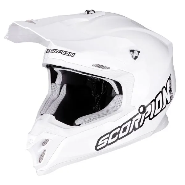 SCORPION MX Hjälm VX-16 EVO AIR Solid vit