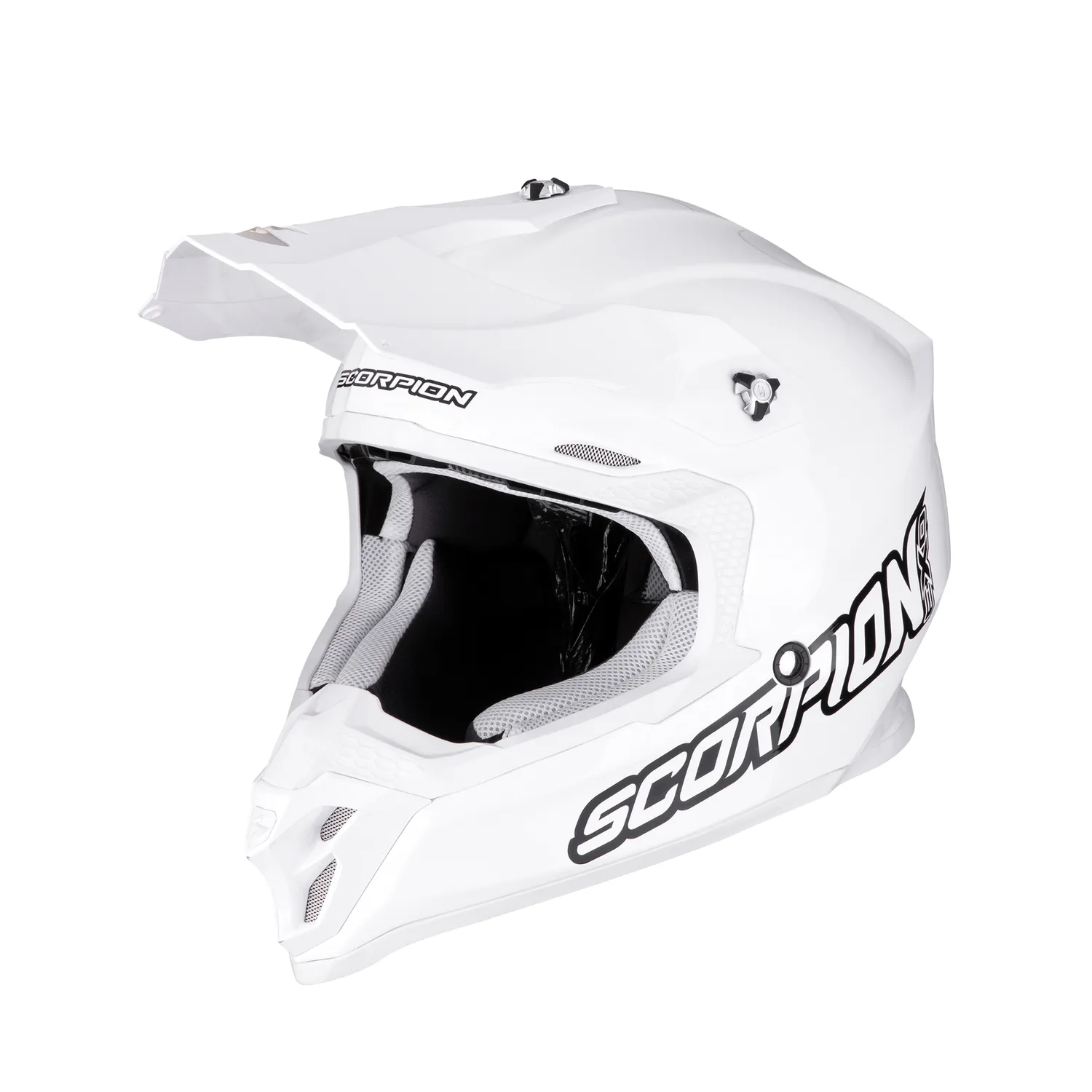 SCORPION MX Hjälm VX-16 AIR Solid vit