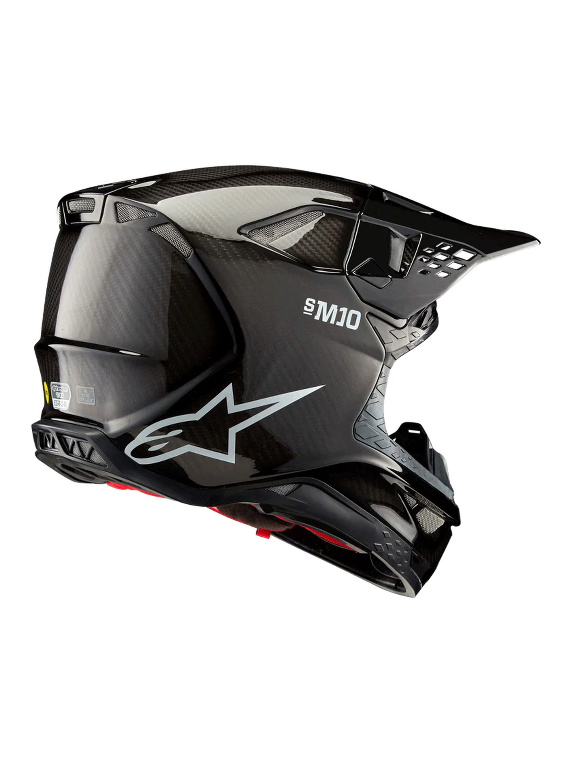 Alpinestars Hjälm S-M10 2206 Solid Carbon