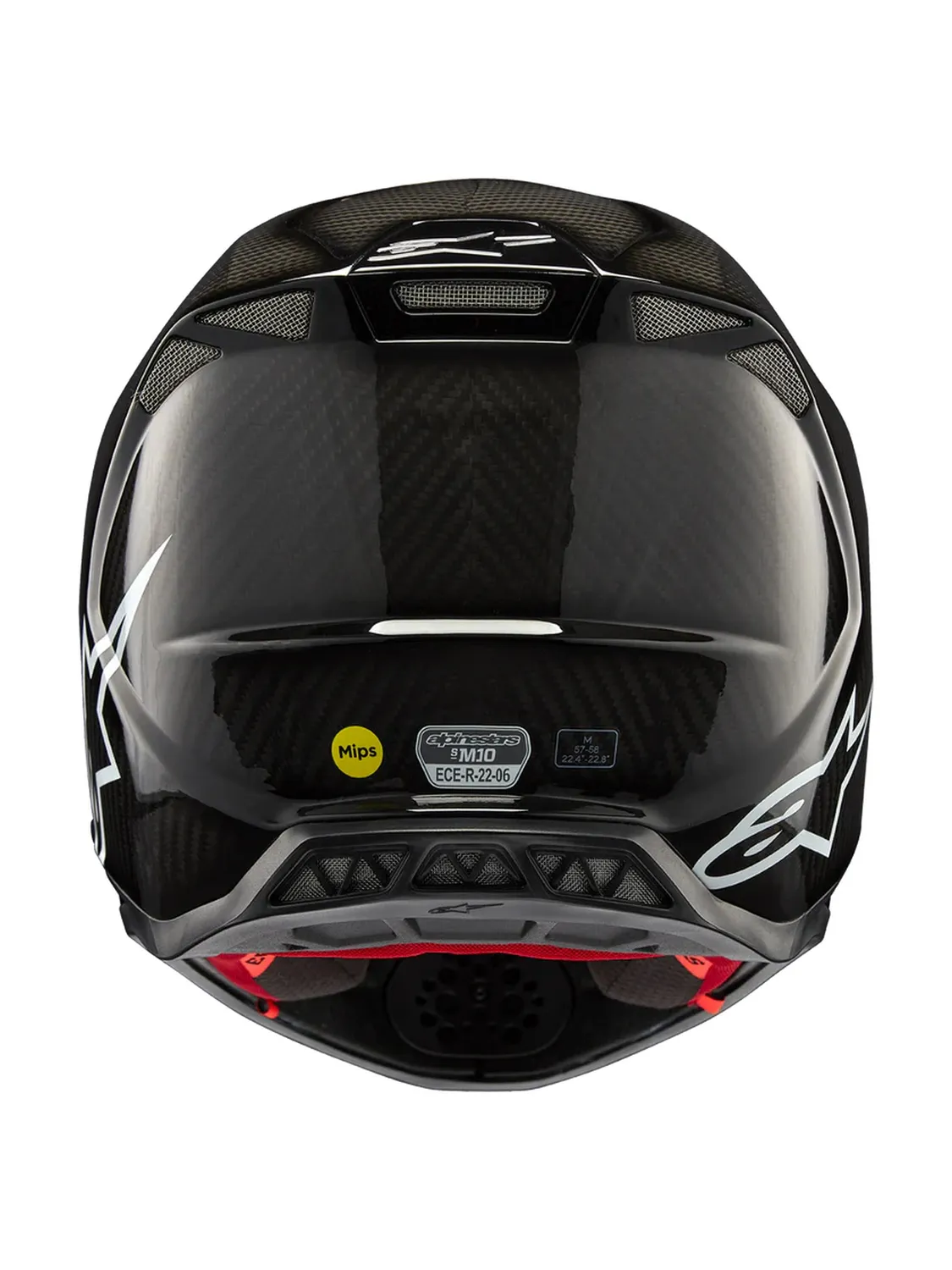 Alpinestars Hjälm S-M10 2206 Solid Carbon
