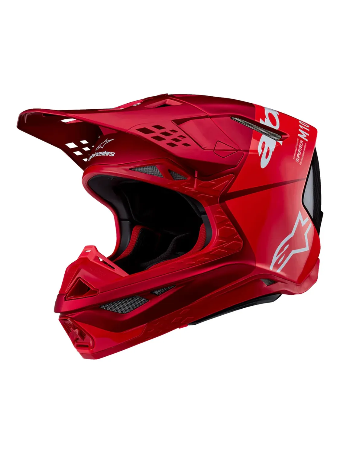 Alpinestars Hjälm S-M10 2206 Flood Röd Fluo