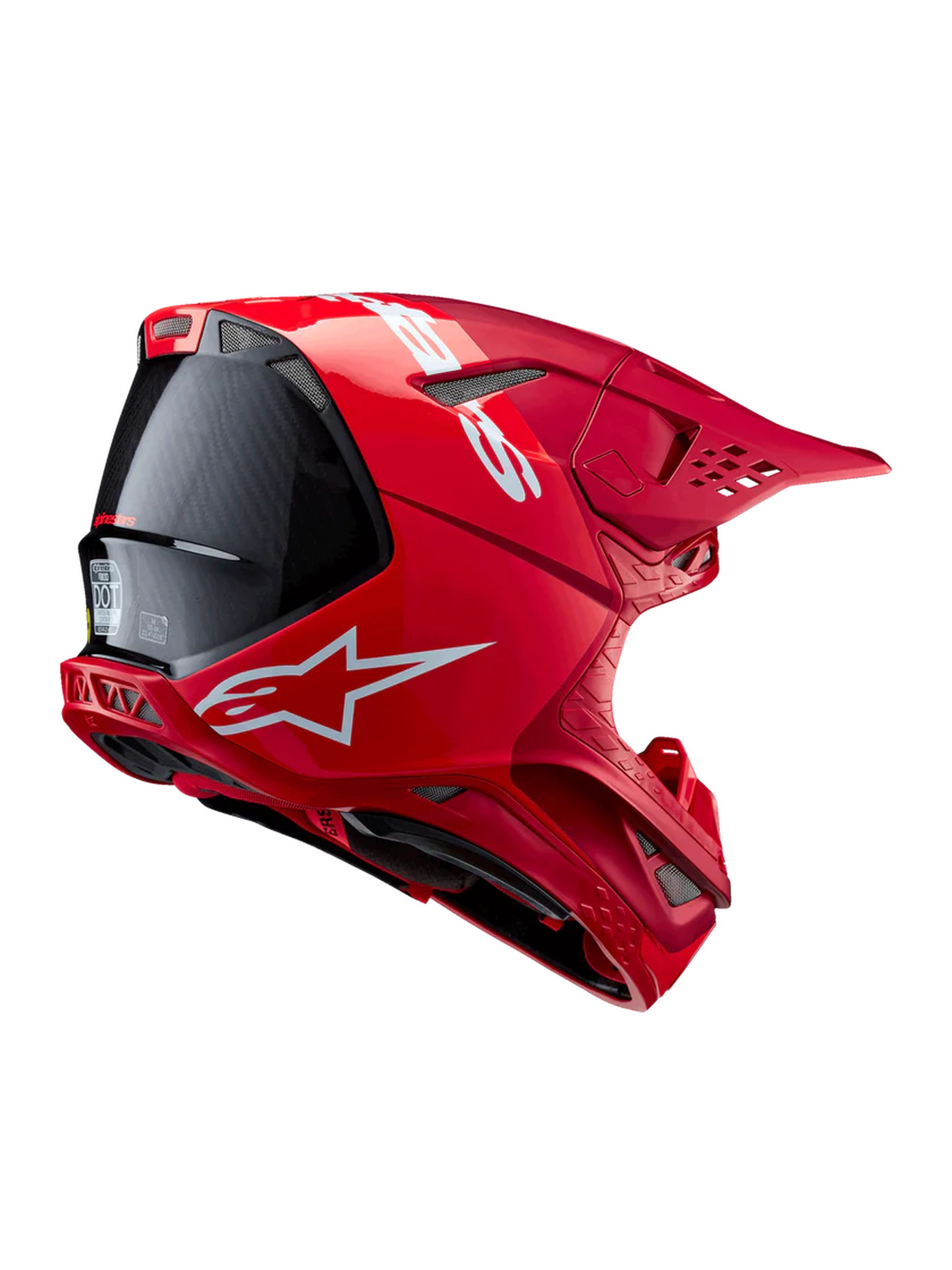 Alpinestars Hjälm S-M10 2206 Flood Röd Fluo