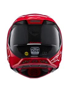 Alpinestars Hjälm S-M10 2206 Flood Röd Fluo