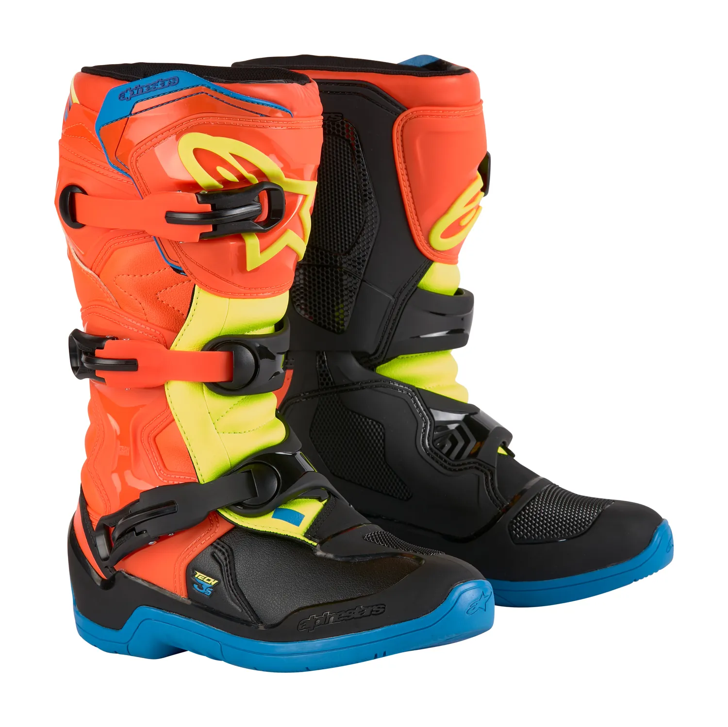 Alpinestars Stövlar Tech 3s Junior Orange/Blå 