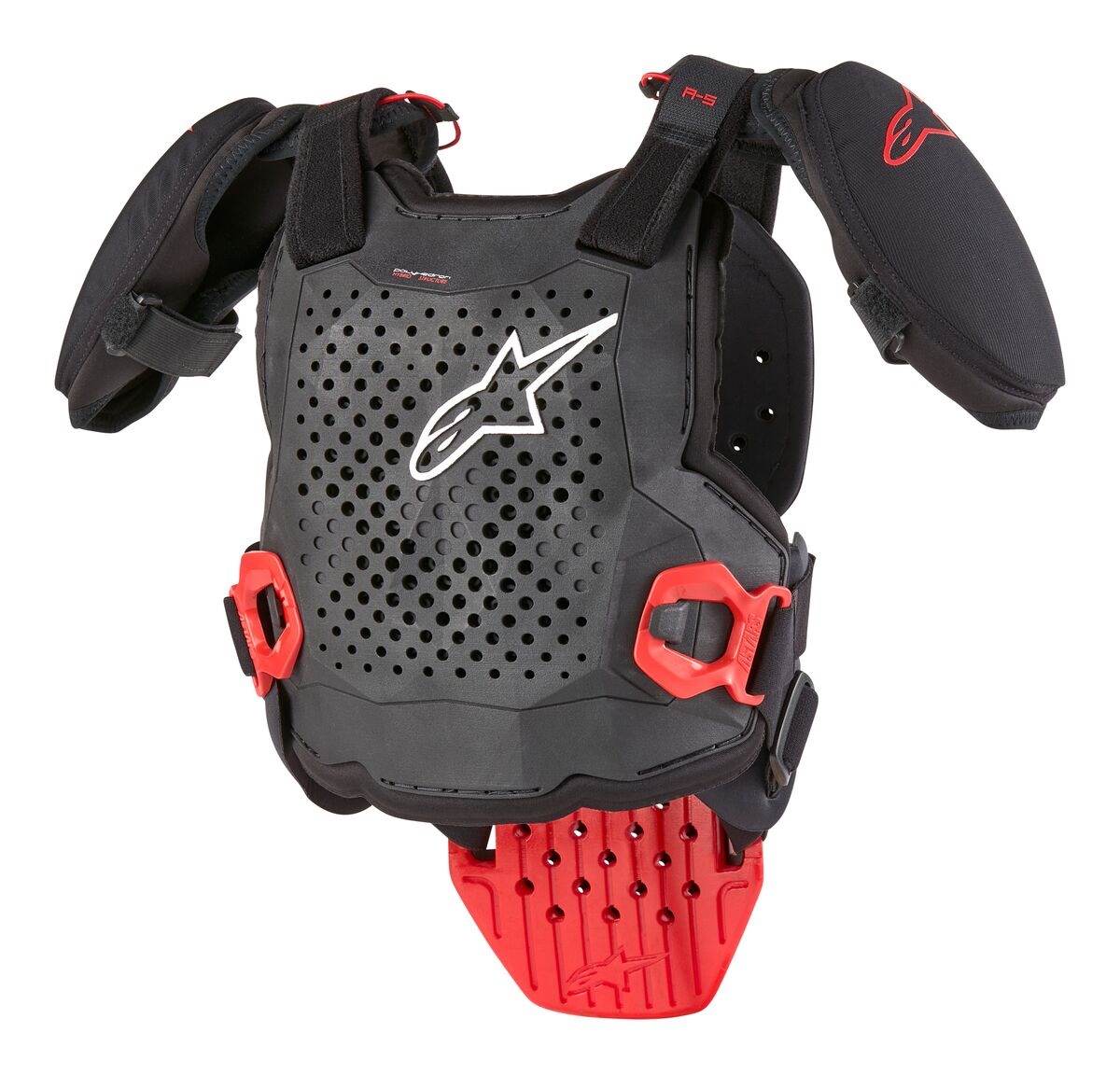 Alpinestars Bröstskydd A-5 S Junior Svart/Vit/Röd