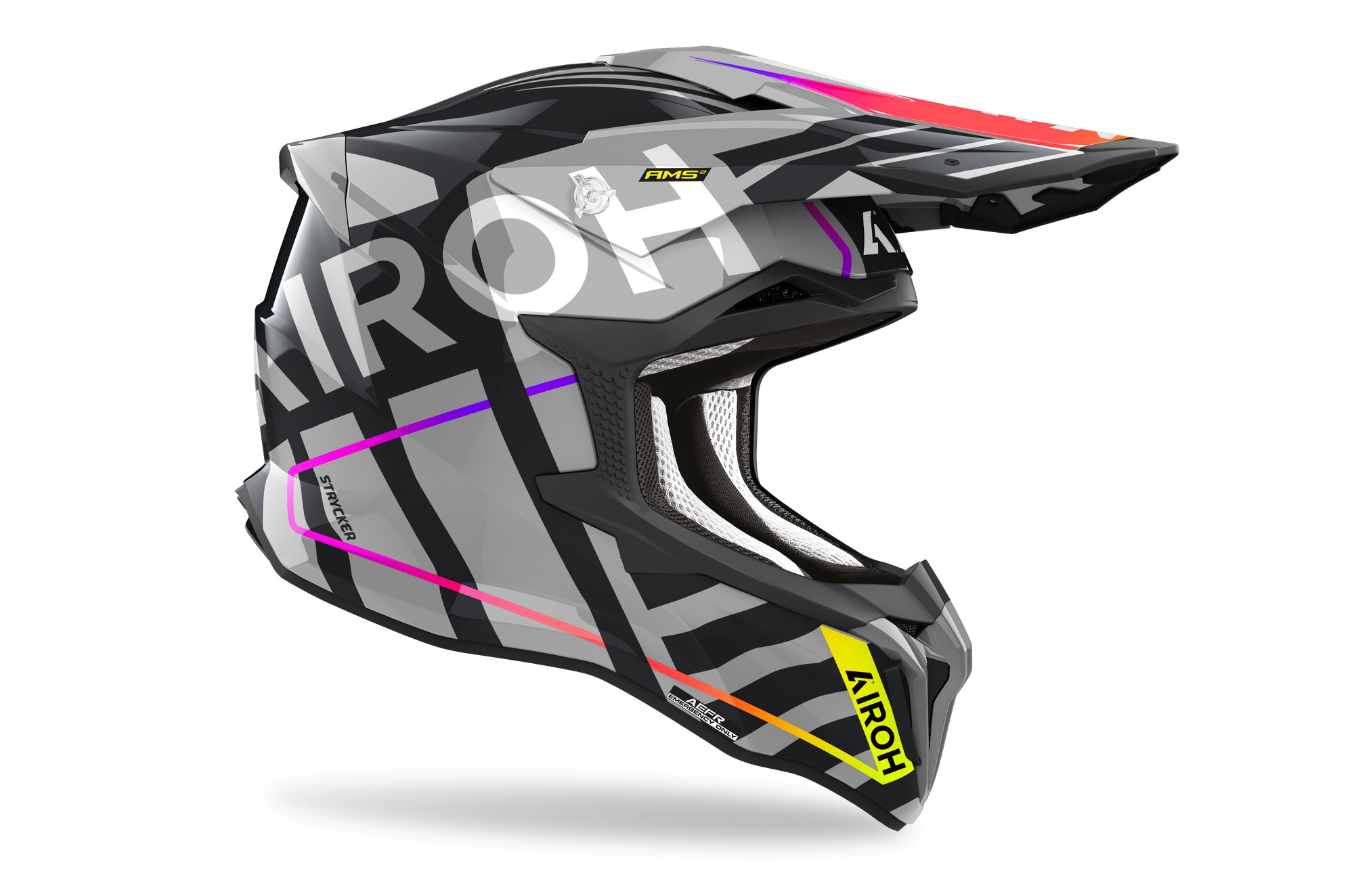 Airoh Hjälm Strycker Brave grå