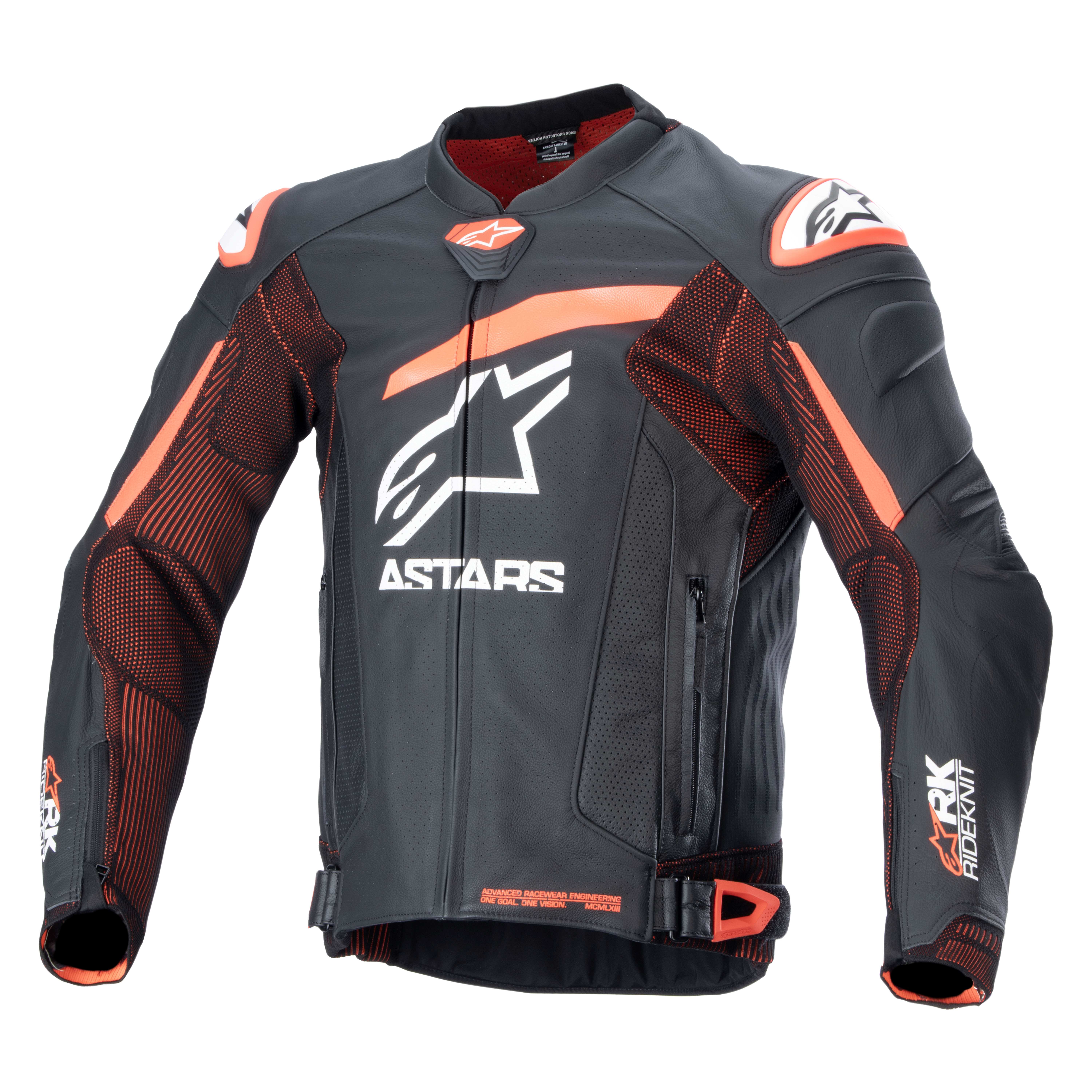 Alpinestars Skinnjacka GP Plus R v4 RK Svart/Röd Fluo