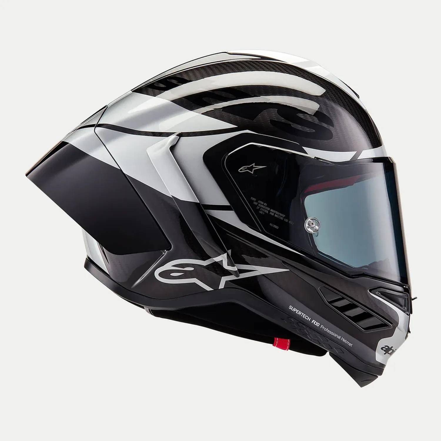 Alpinestars Hjälm Supertech R10 Element Svart/Carb/Silver