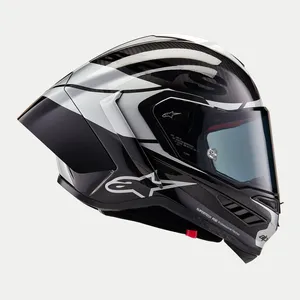 Alpinestars Hjälm Supertech R10 Element Svart/Carb/Silver