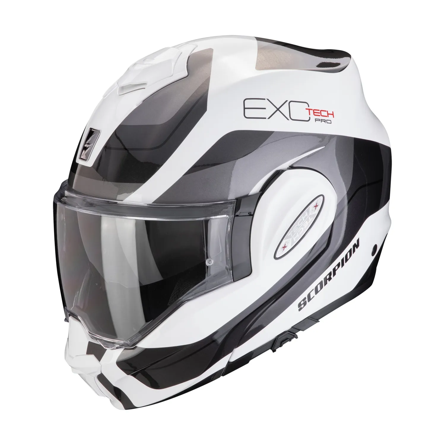 SCORPION Hjälm EXO-TECH EVO PRO Commuta vit/röd