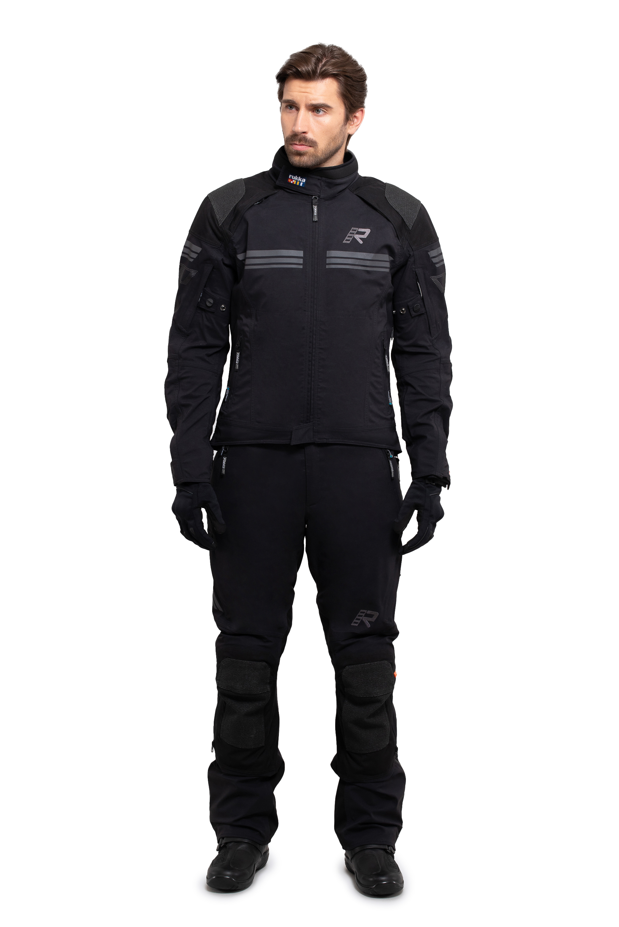 RUKKA ARMATOU-R Jacka Svart/Grå